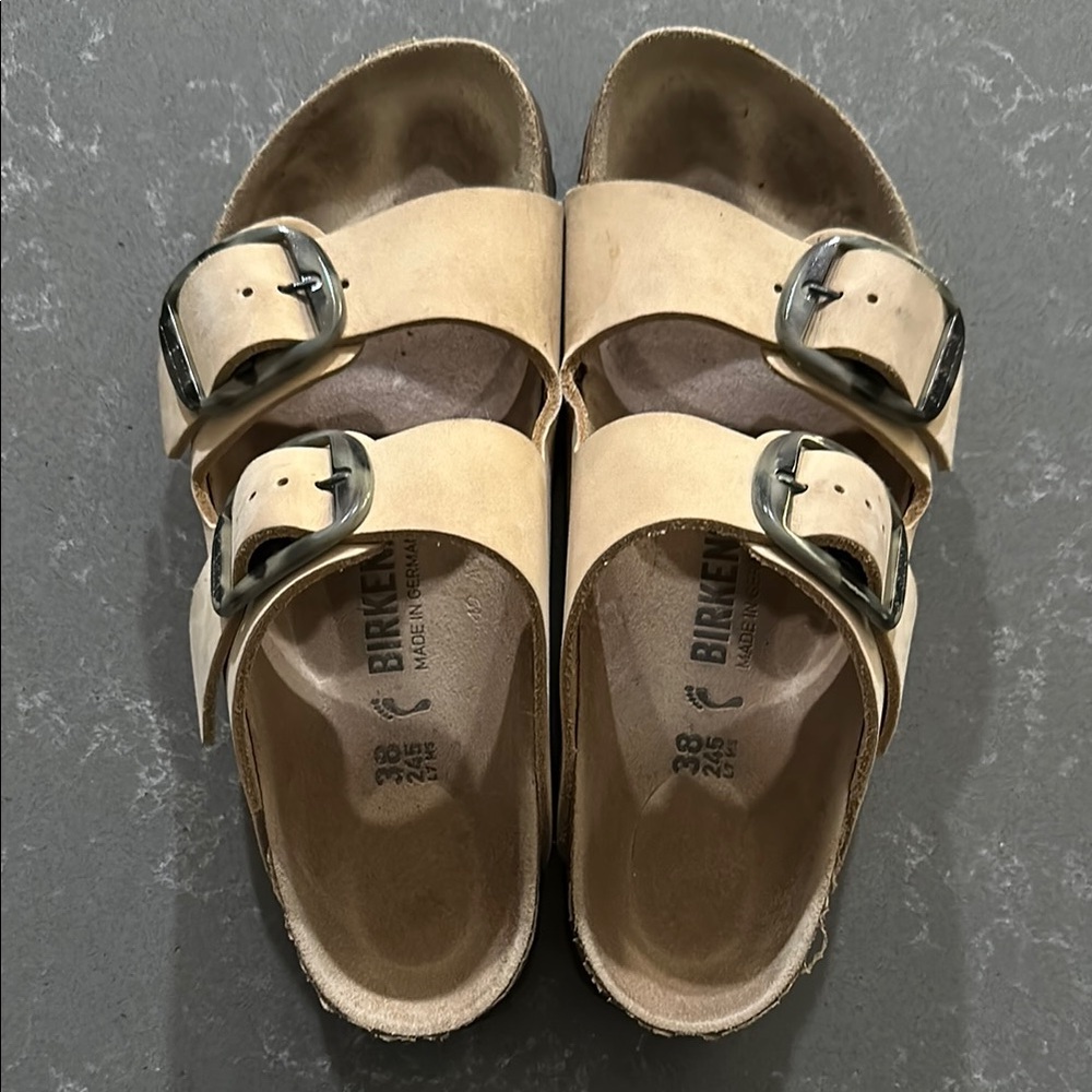 Birkenstock Women's Beige Sandals | size 38